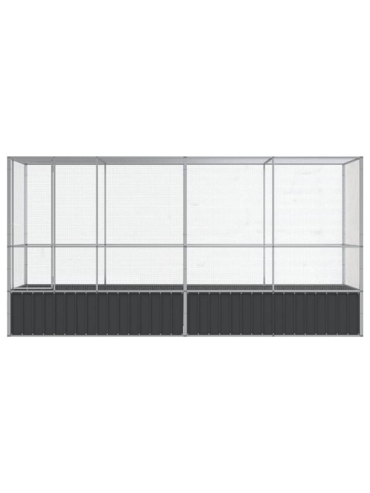 LINNUMAJA KOOS LAIENDUSEGA, HÕBEDANE, 418,5X107X212 CM, TERAS