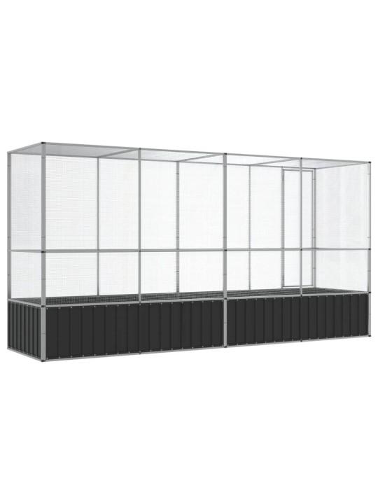 LINNUMAJA KOOS LAIENDUSEGA, HÕBEDANE, 418,5X107X212 CM, TERAS