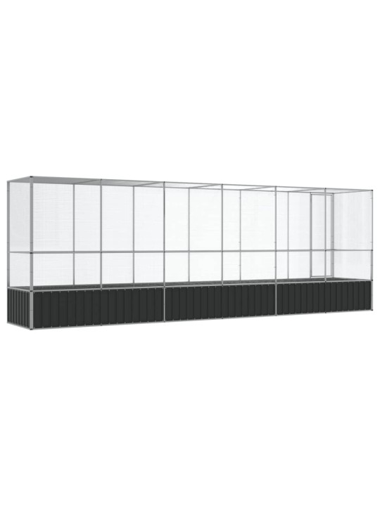 LINNUMAJA KOOS LAIENDUSEGA, HÕBEDANE, 626,5X107X212 CM, TERAS