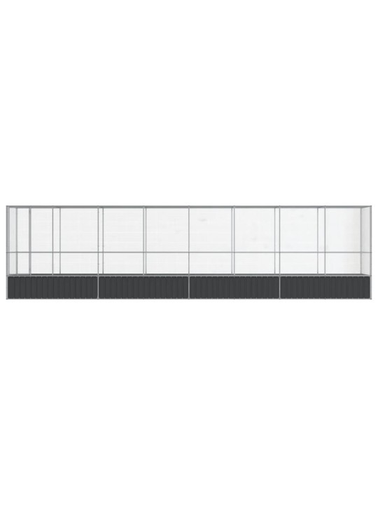 LINNUMAJA KOOS LAIENDUSEGA, HÕBEDANE, 834,5X107X212 CM, TERAS