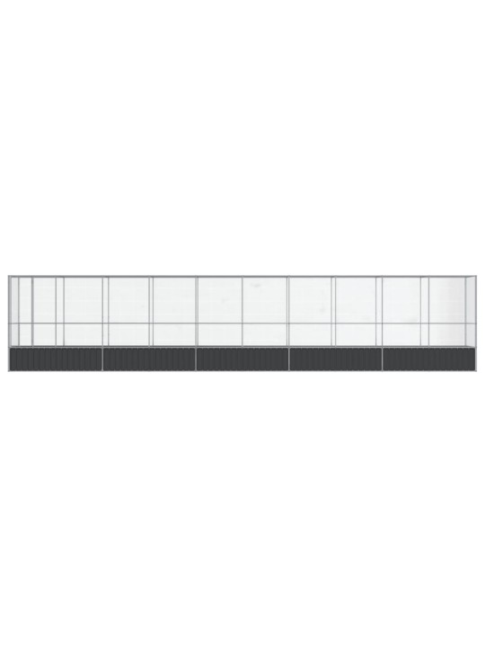 LINNUMAJA KOOS LAIENDUSEGA, HÕBEDANE, 1042,5X107X212 CM, TERAS