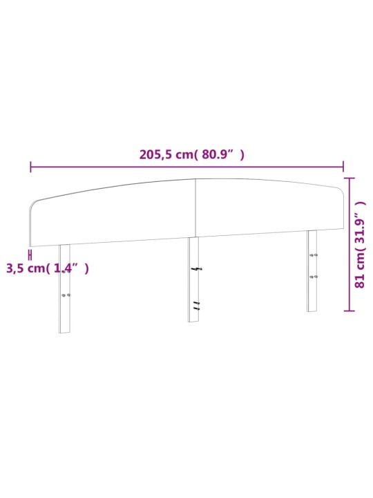 Voodipeats, 200 cm, männipuit