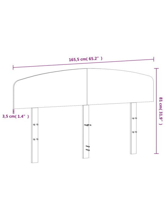 Voodipeats, 160 cm, männipuit