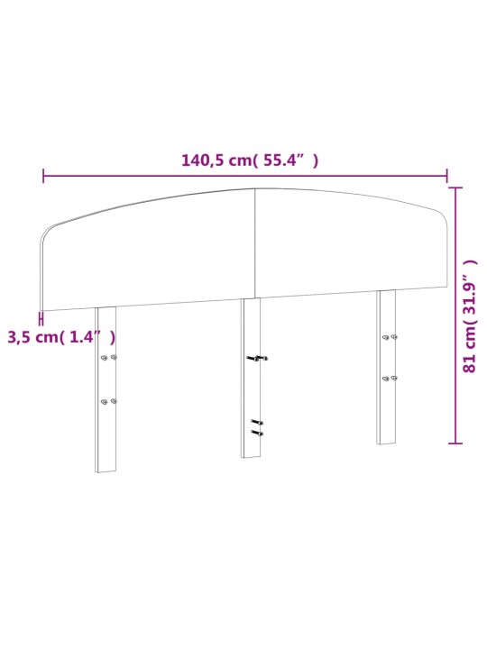 Voodipeats, 135 cm, männipuit