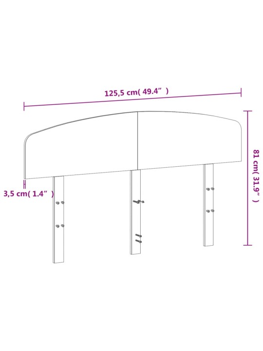 Voodipeats, 120 cm, männipuit