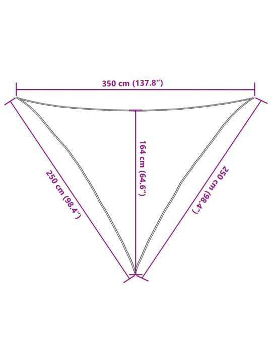 Päikesevarjupuri beež 2,5x2,5x3,5 m 100% polüester oxford