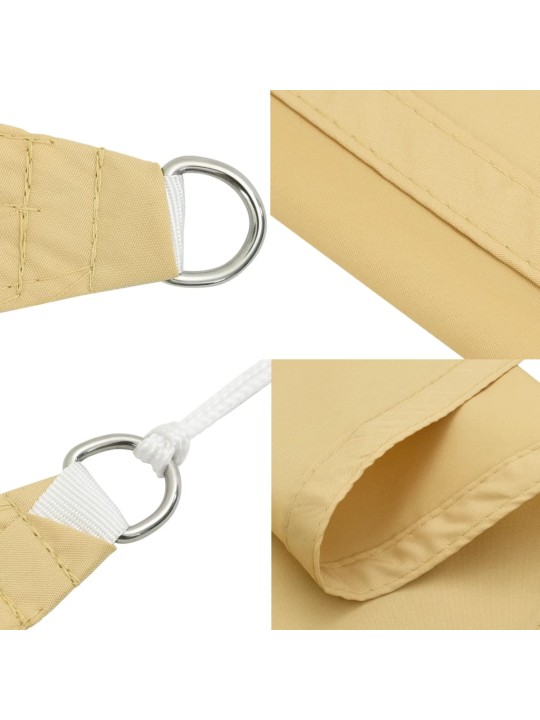 PÄIKESEVARJUPURI BEEŽ 5X7X7 M 100% POLÜESTER OXFORD