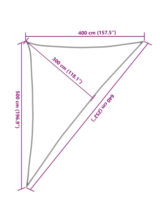 Päikesevarjupuri beež 4x5x6,4 m 100% polüester oxford