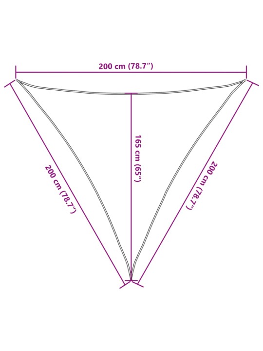 Päikesevarjupuri antratsiit 2x2x2 m 100% polüester oxford