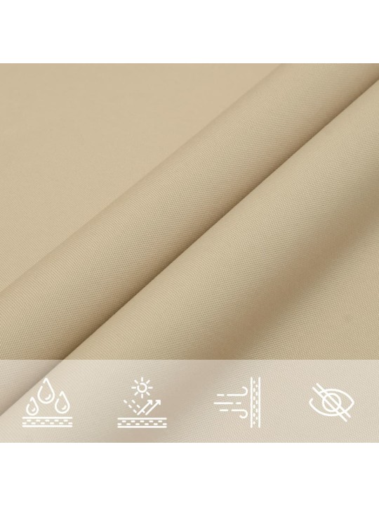 PÄIKESEVARJUPURI TUMEBEEŽ 2X2X2 M 100% POLÜESTER OXFORD