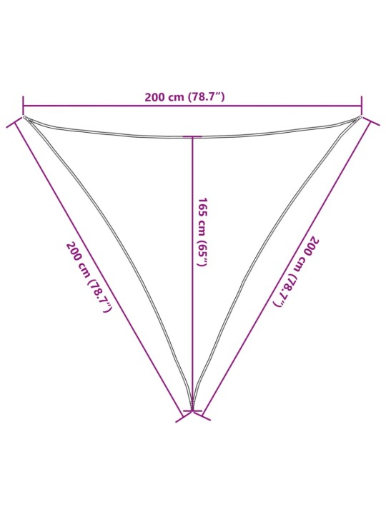 Päikesevarjupuri valge 2x2x2 m 100% polüester oxford