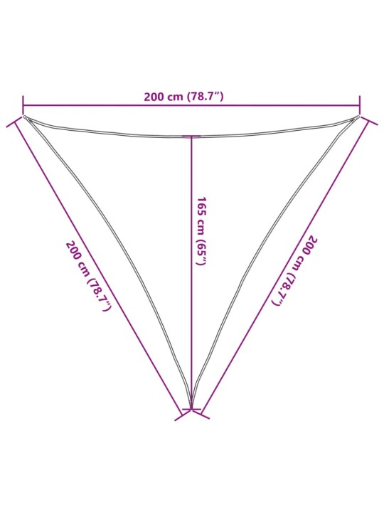 PÄIKESEVARJUPURI MUST 2X2X2 M 100% POLÜESTER OXFORD