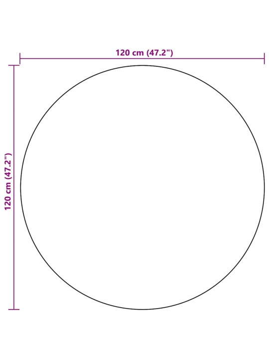 ÕUEVAIP, ARAKIL MUST, Ø120 CM, PP