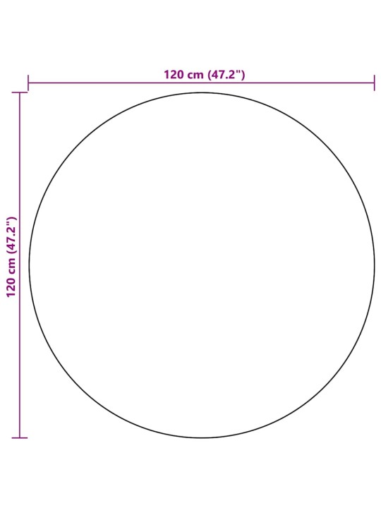 ÕUEVAIP, ARAKIL VALGE JA MUST, Ø120 CM, PP