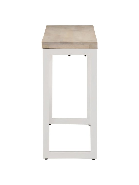 KONSOOLLAUD, PRUUN, 110 X 35 X 76 CM, MANGOPUIT JA RAUD