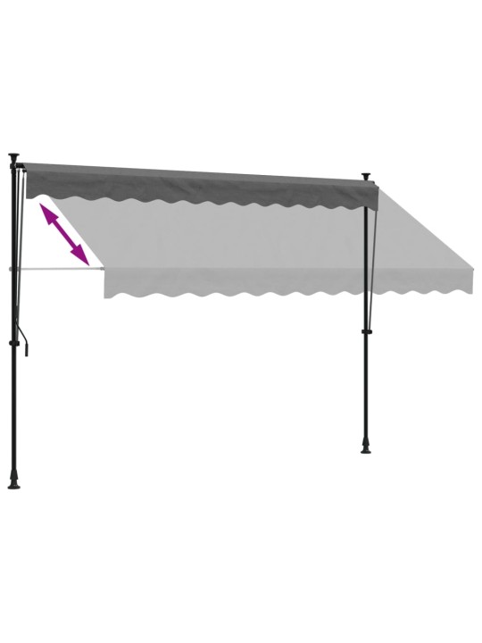 SISSETÕMMATAV VARIKATUS ANTRATSIITHALL, 300X150CM, KANGAS/TERAS