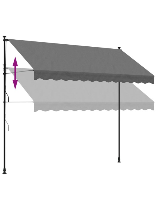 SISSETÕMMATAV VARIKATUS ANTRATSIITHALL, 300X150CM, KANGAS/TERAS