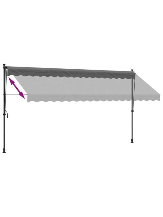 SISSETÕMMATAV VARIKATUS ANTRATSIITHALL, 400X150CM, KANGAS/TERAS