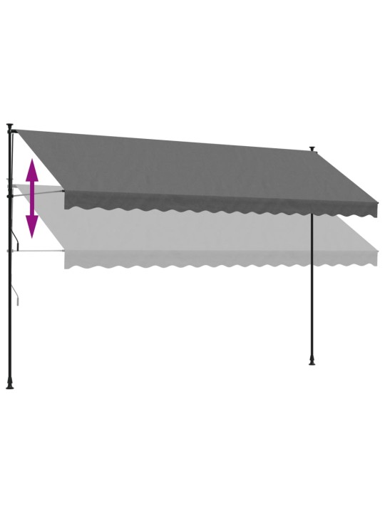 SISSETÕMMATAV VARIKATUS ANTRATSIITHALL, 400X150CM, KANGAS/TERAS