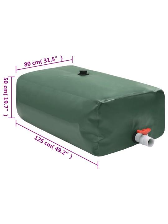 KRAANIGA VEEPAAK, KOKKUPANDAV, 500 L, PVC