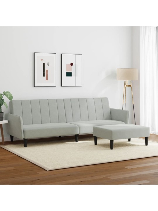 2-KOHALINE DIIVANVOODI JALAPINGIGA, HELEHALL, SAMET