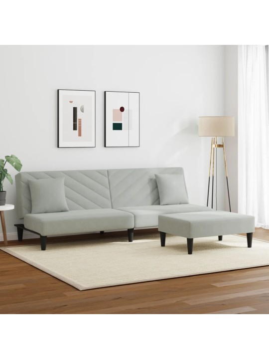 2-OSALINE DIIVANIKOMPLEKT PATJADEGA, HELEHALL, SAMET