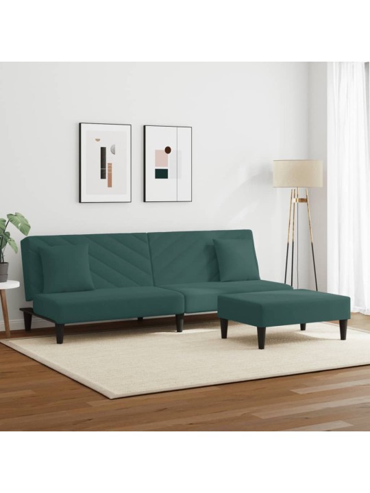 2-OSALINE DIIVANIKOMPLEKT PATJADEGA, TUMEROHELINE, SAMET