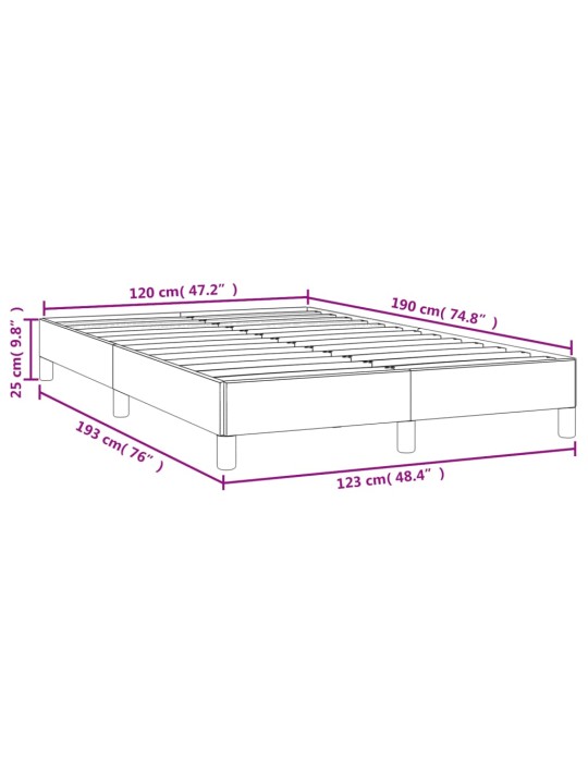 VOODIRAAM ILMA MADRATSIGA TUMESININE 120X190 CM SAMET