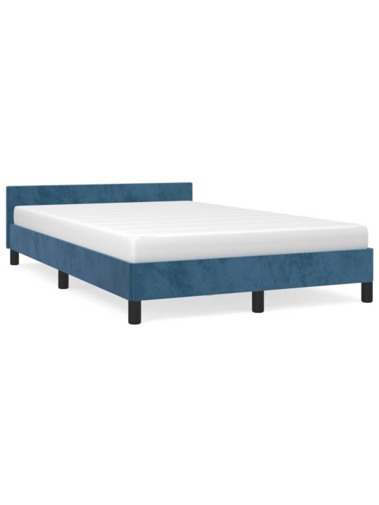 VOODIRAAM ILMA MADRATSIGA TUMESININE 120X190 CM SAMET