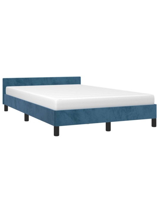 VOODIRAAM ILMA MADRATSIGA TUMESININE 120X190 CM SAMET