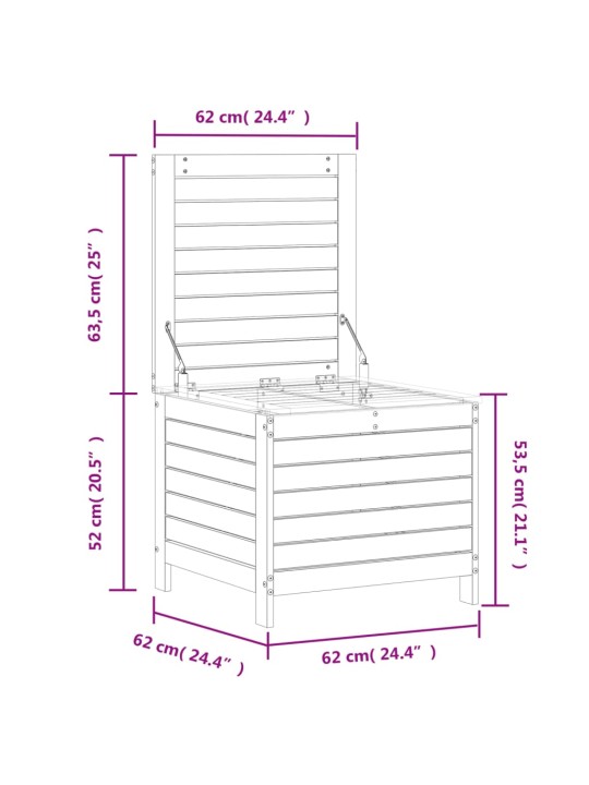 Aia jalapink, 62 x 63,5 x 53,5 cm, ebatsuuga puit