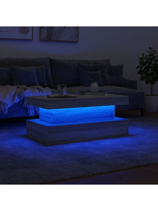 LED-TULEDEGA KOHVILAUD, HALL SONOMA TAMM, 90X50X40 CM