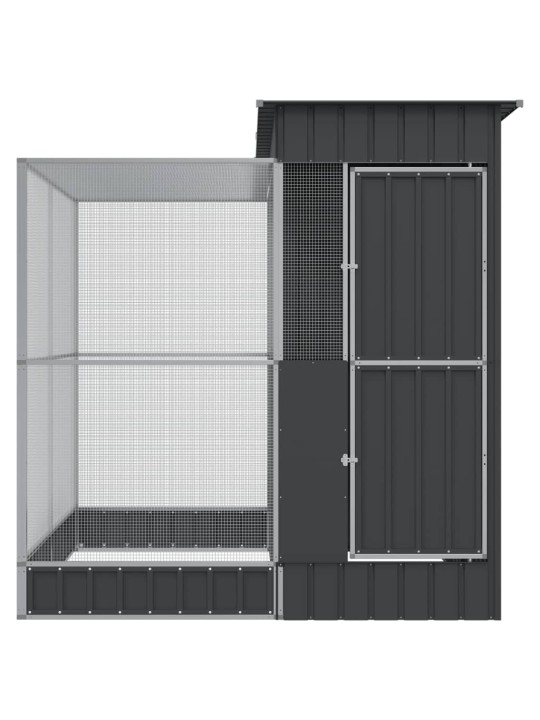 LINNUMAJA KOOS LAIENDUSEGA, HÕBEDANE, 209X203X216 CM, TERAS