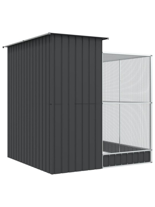 LINNUMAJA KOOS LAIENDUSEGA, HÕBEDANE, 209X203X216 CM, TERAS