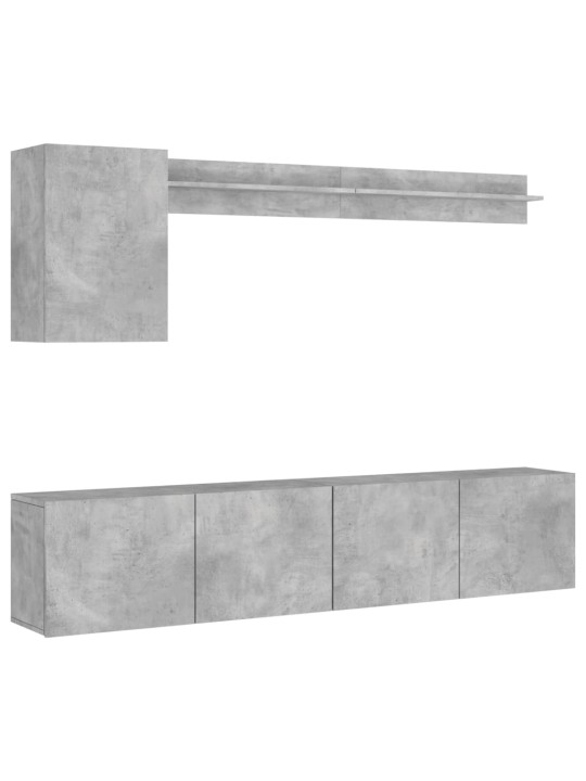 5-OSALINE TELERIKAPPIDE KOMPLEKT, BETOONHALL, TEHISPUIT