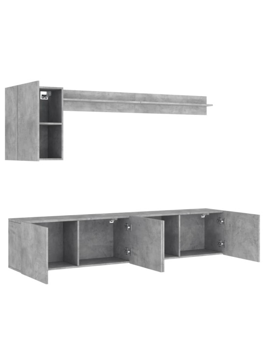 5-OSALINE TELERIKAPPIDE KOMPLEKT, BETOONHALL, TEHISPUIT