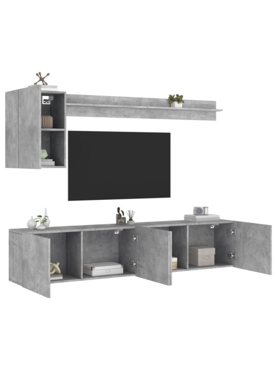 5-OSALINE TELERIKAPPIDE KOMPLEKT, BETOONHALL, TEHISPUIT