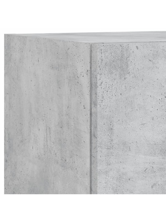5-osaline telerikappide komplekt LED-tuledega, betoonhall