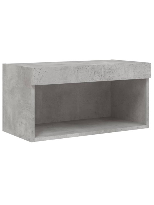 6-osaline telerikappide komplekt LED-tuledega, betoonhall