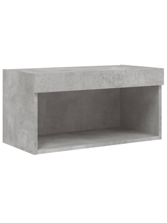 8-osaline telerikappide komplekt LED-tuledega, betoonhall