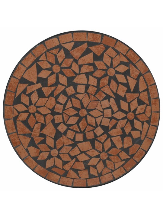 Mosaiikplaadiga bistroolaud, terrakota, ø50x70 cm, keraamiline