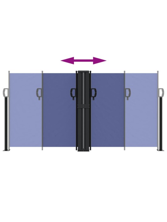 Lahtitõmmatav külgsein, sinine, 120 x 600 cm