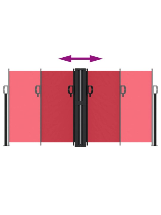 Lahtitõmmatav külgsein, punane, 120 x 1000 cm