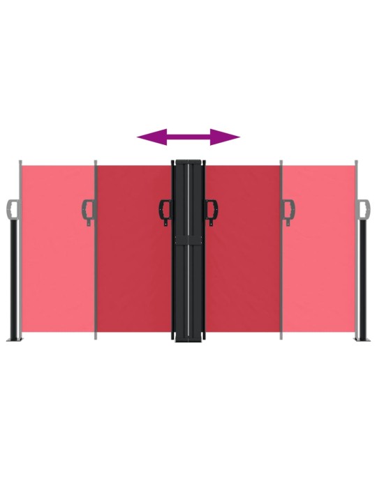 Lahtitõmmatav külgsein, punane, 120 x 1200 cm