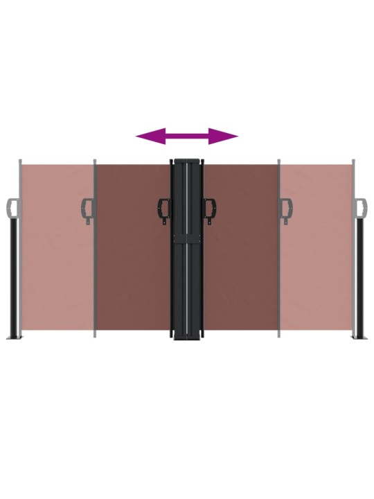 Lahtitõmmatav külgsein, pruun, 120 x 1200 cm
