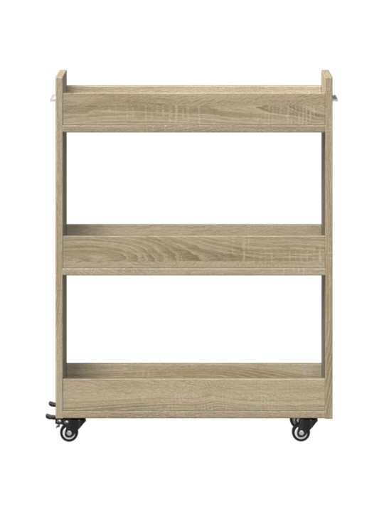 RATASTEGA KAPP, SONOMA TAMM, 60 X 22 X 79 CM, TEHISPUIT