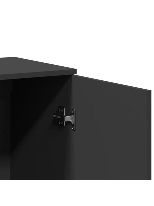 PUHVETKAPP, MUST, 79X38X80 CM, TEHISPUIT