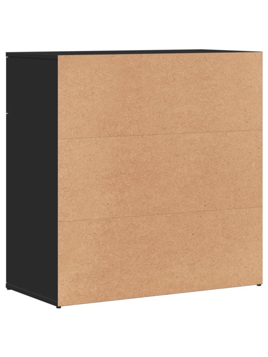 PUHVETKAPP, MUST, 79X38X80 CM, TEHISPUIT