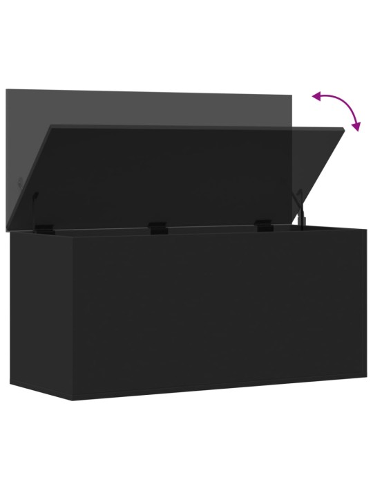 HOIUKAST, MUST, 100X42X46 CM, TEHISPUIT