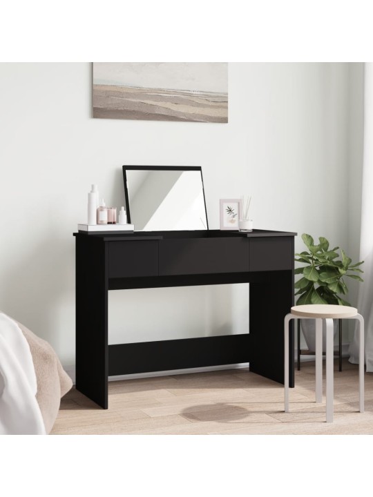 PEEGLIGA TUALETTLAUD, MUST, 100 X 45 X 76 CM